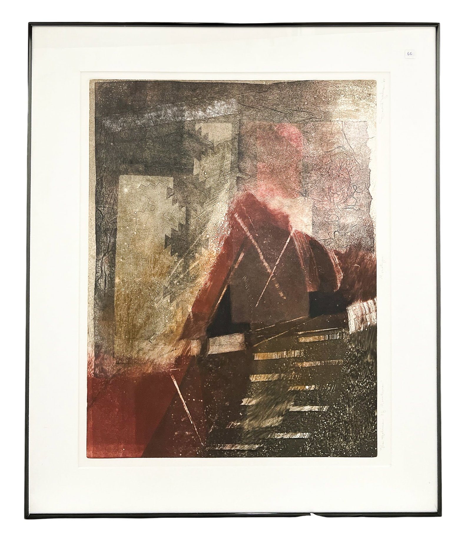 David Johns "The Holiness of Moisture" 1983 Monotype - 2