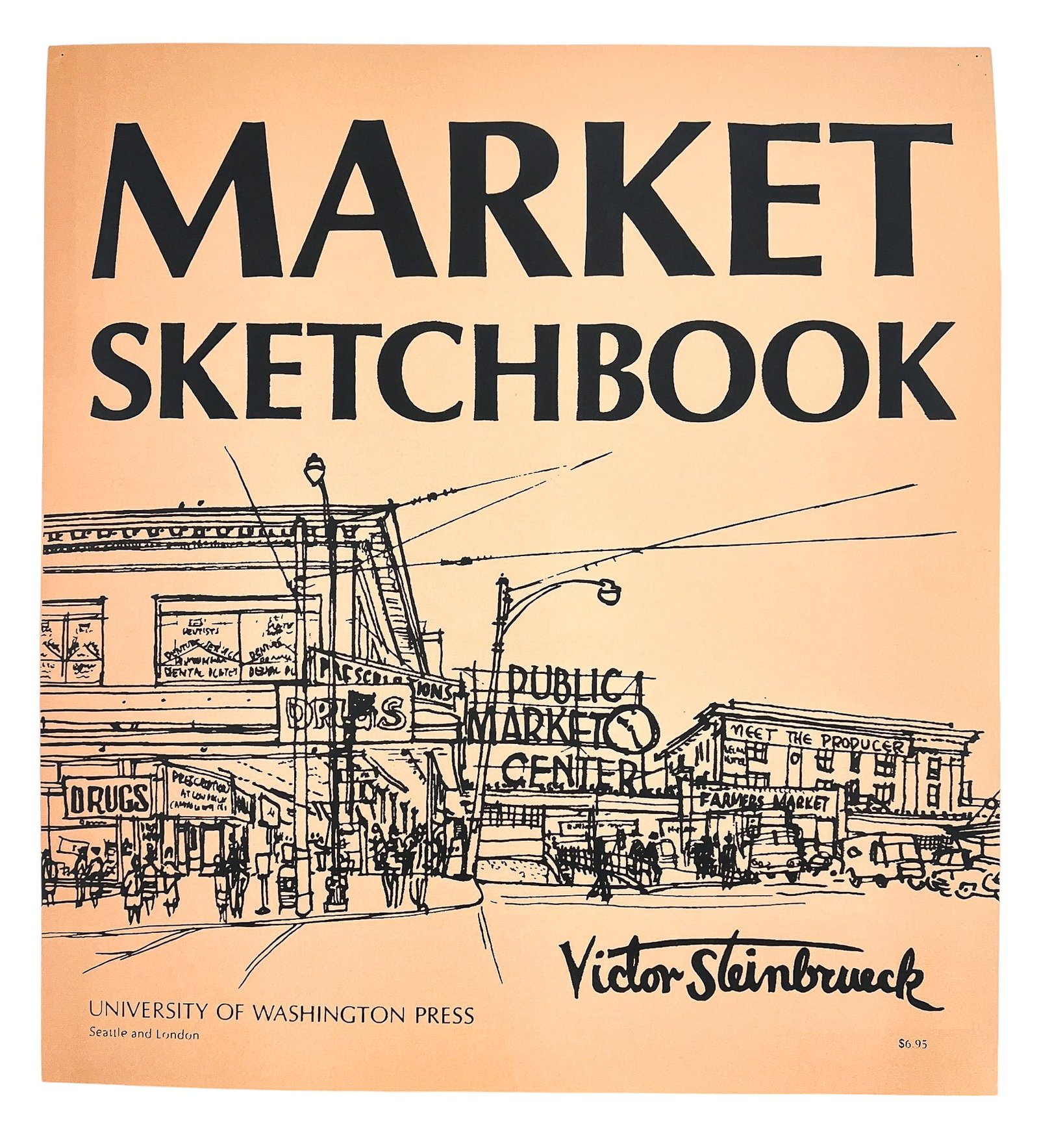 Victor Steinbrueck Promotional Poster Screen Print - 2