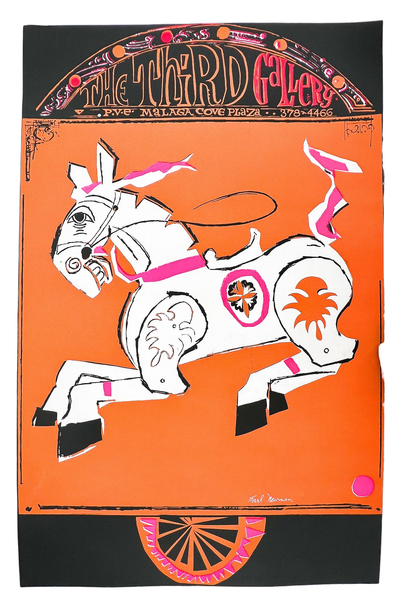 Earl Newman "The Third Gallery" Screen Print Poster - 2