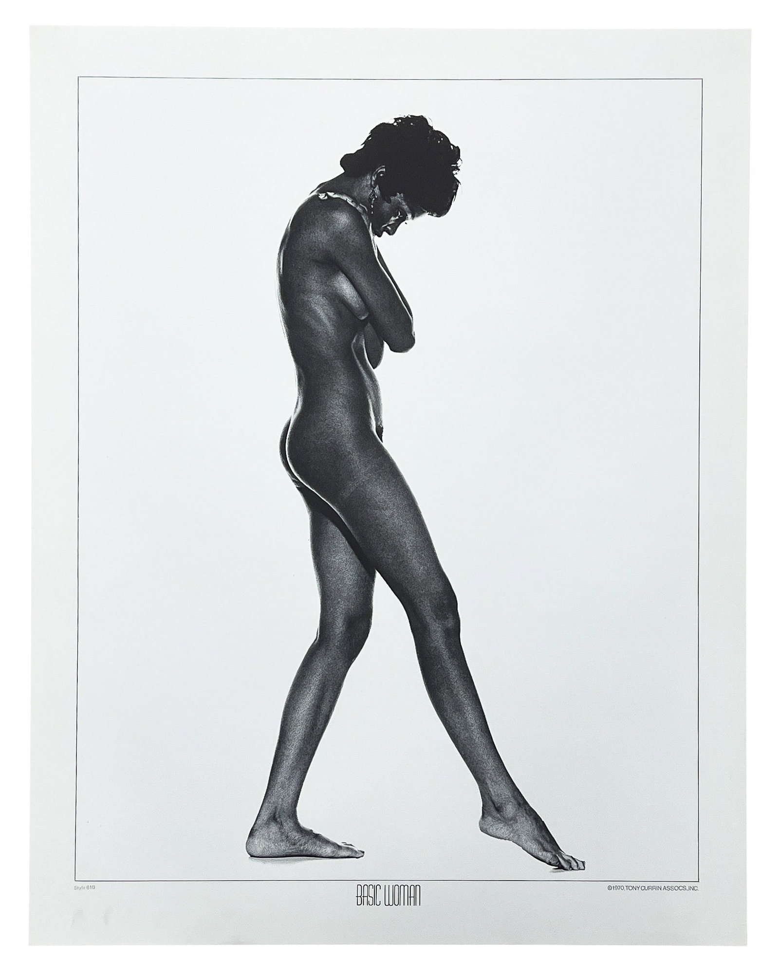 Tony Currin "Basic Woman" 1970 Poster Lithograph - 2