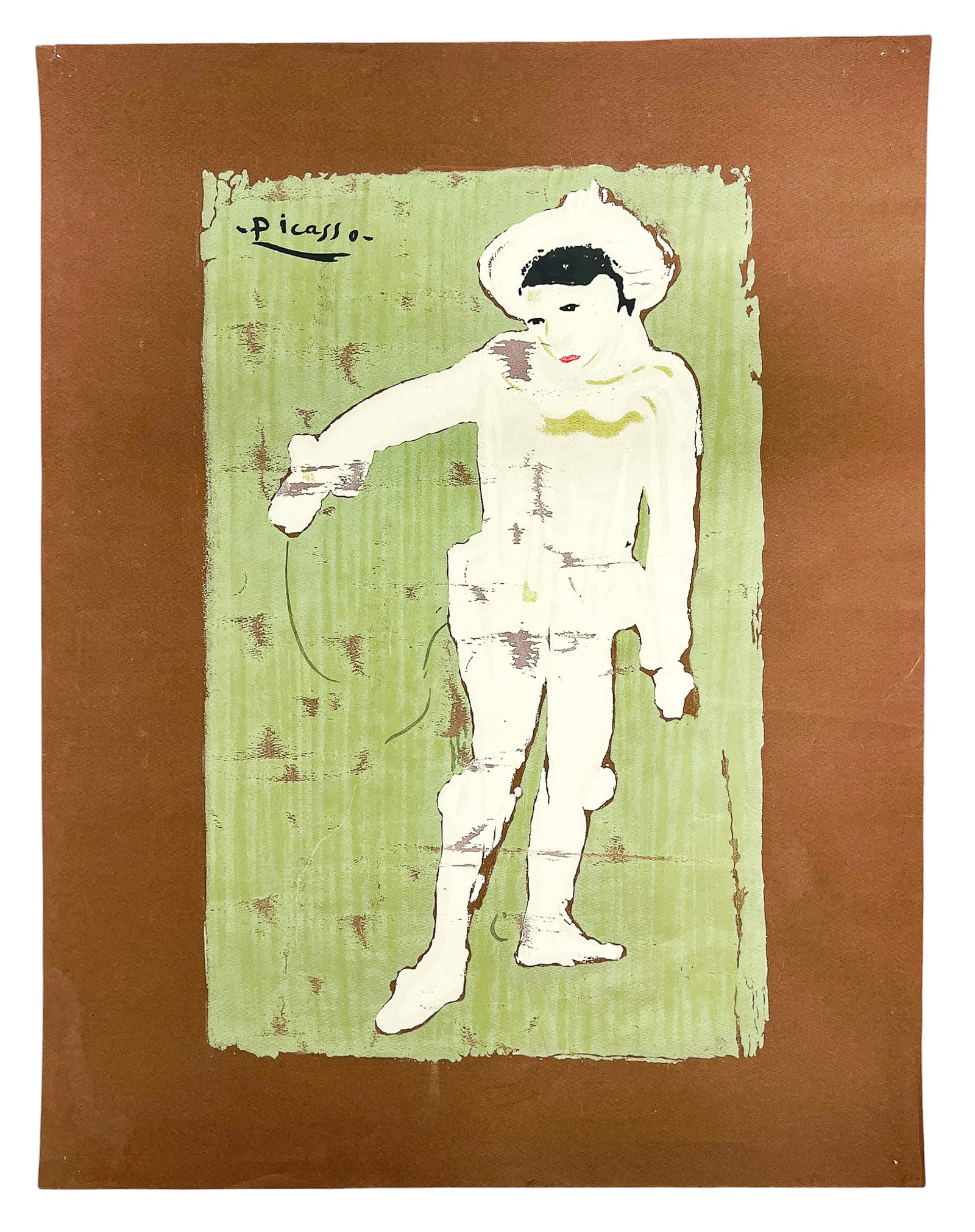 After Pablo Picasso "Le Petit Pierrot" Screen Print - 2
