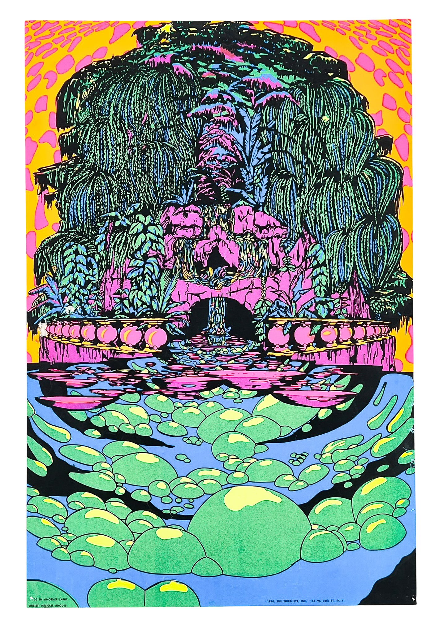 Michael Rhodes "In Another Land" 1970 Lithograph - 2