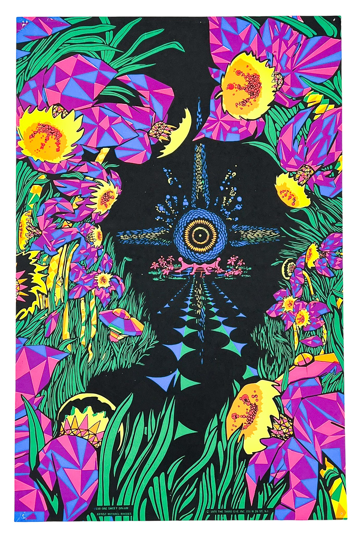 Michael Rhodes "One Sweet Dream" 1970 Lithograph - 2