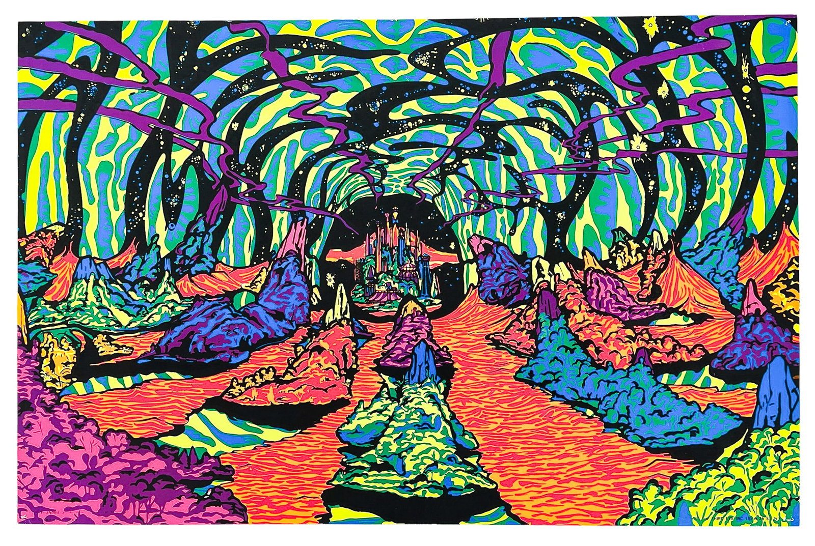Michael Rhodes "2000 Lightyears from Home" 1970 Lithograph - 2