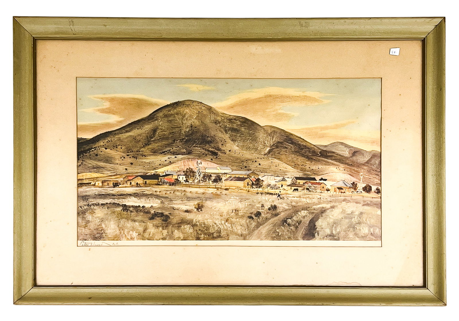Peter Hurd "Valley Village" Lithograph on Paper - 2