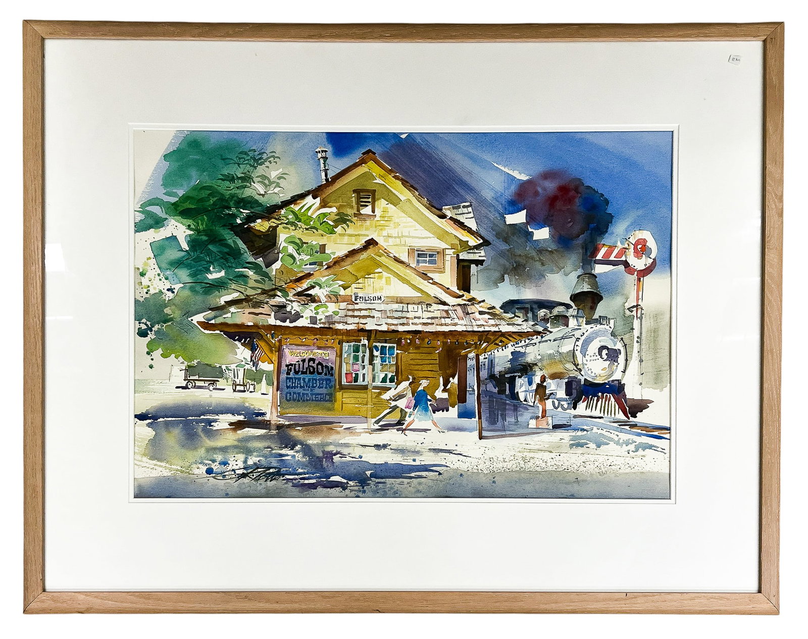 Ken Power "Folsom Station" Watercolor on Paper - 2