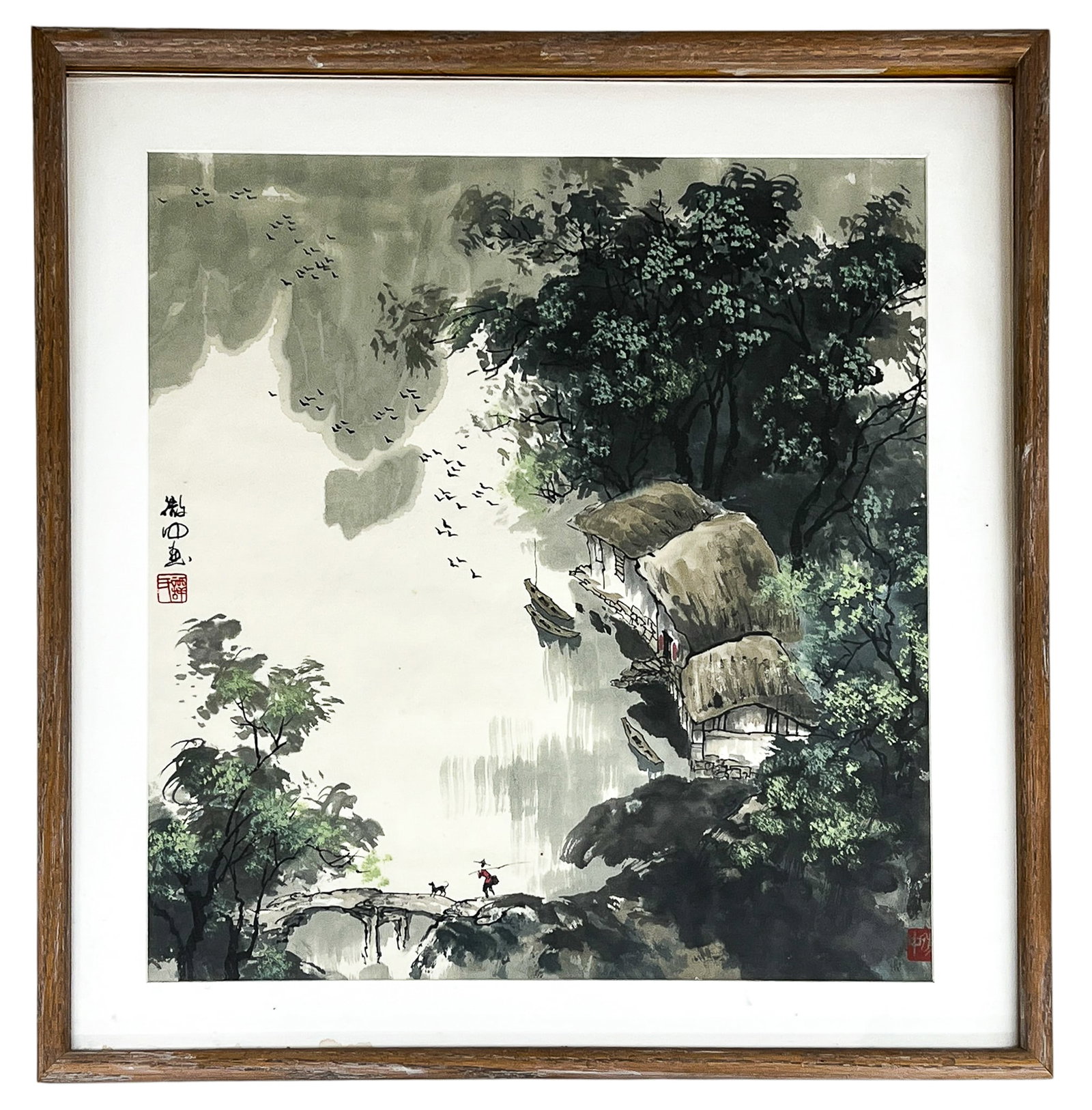 Chinese Watercolor on Paper - 2