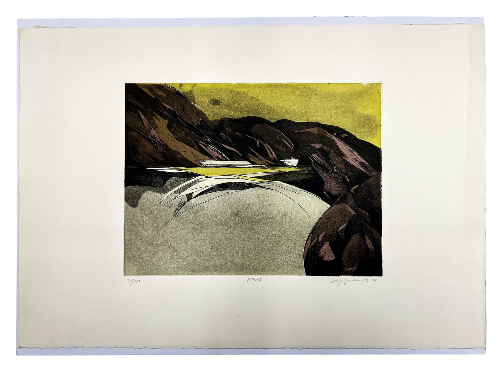 Wolff Buchholz "R7407" 1974 Etching - 2