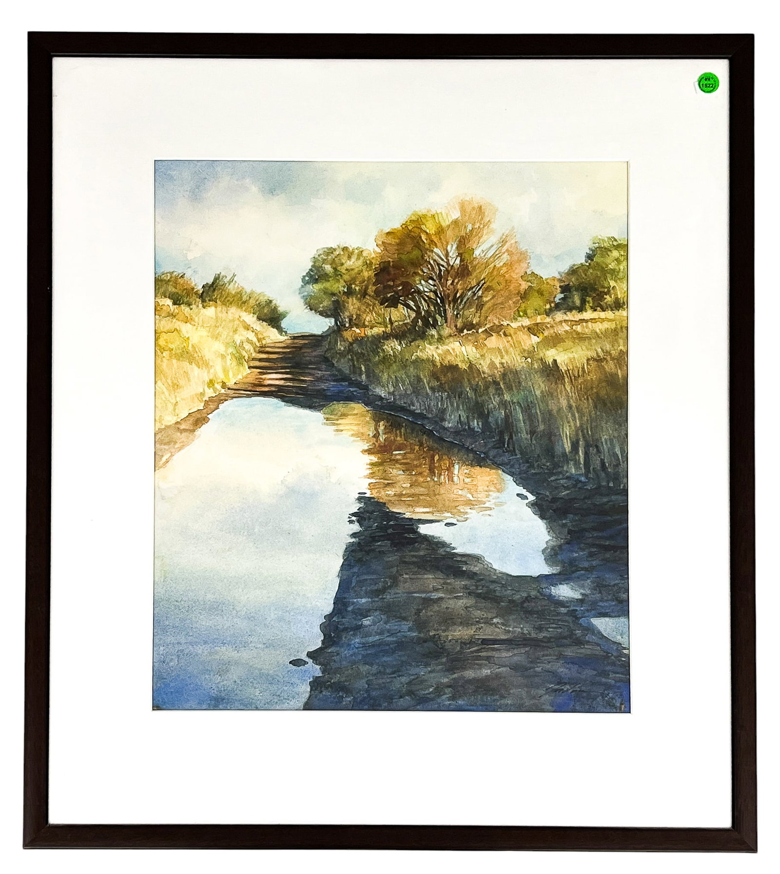 Pete Jordan "Mud Puddles I" Watercolor on Paper - 2