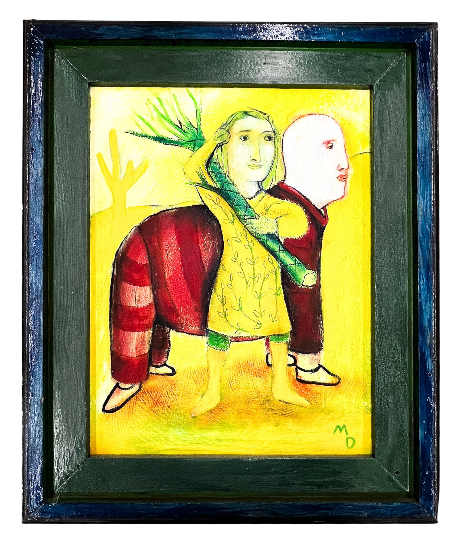 Matthew Dennison "The Checkered Tree" 1998 Oil on Canvas - 2