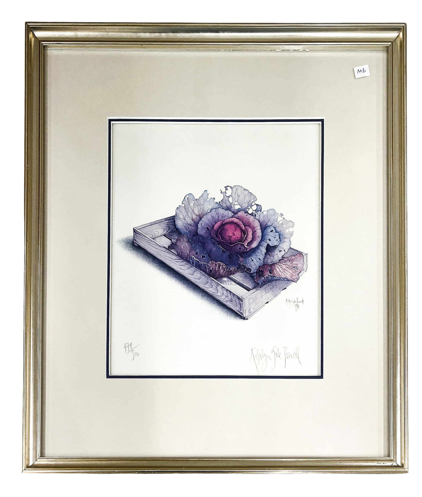 Rosalyn Gale Powell "Cabbage" 1971 Lithograph - 2