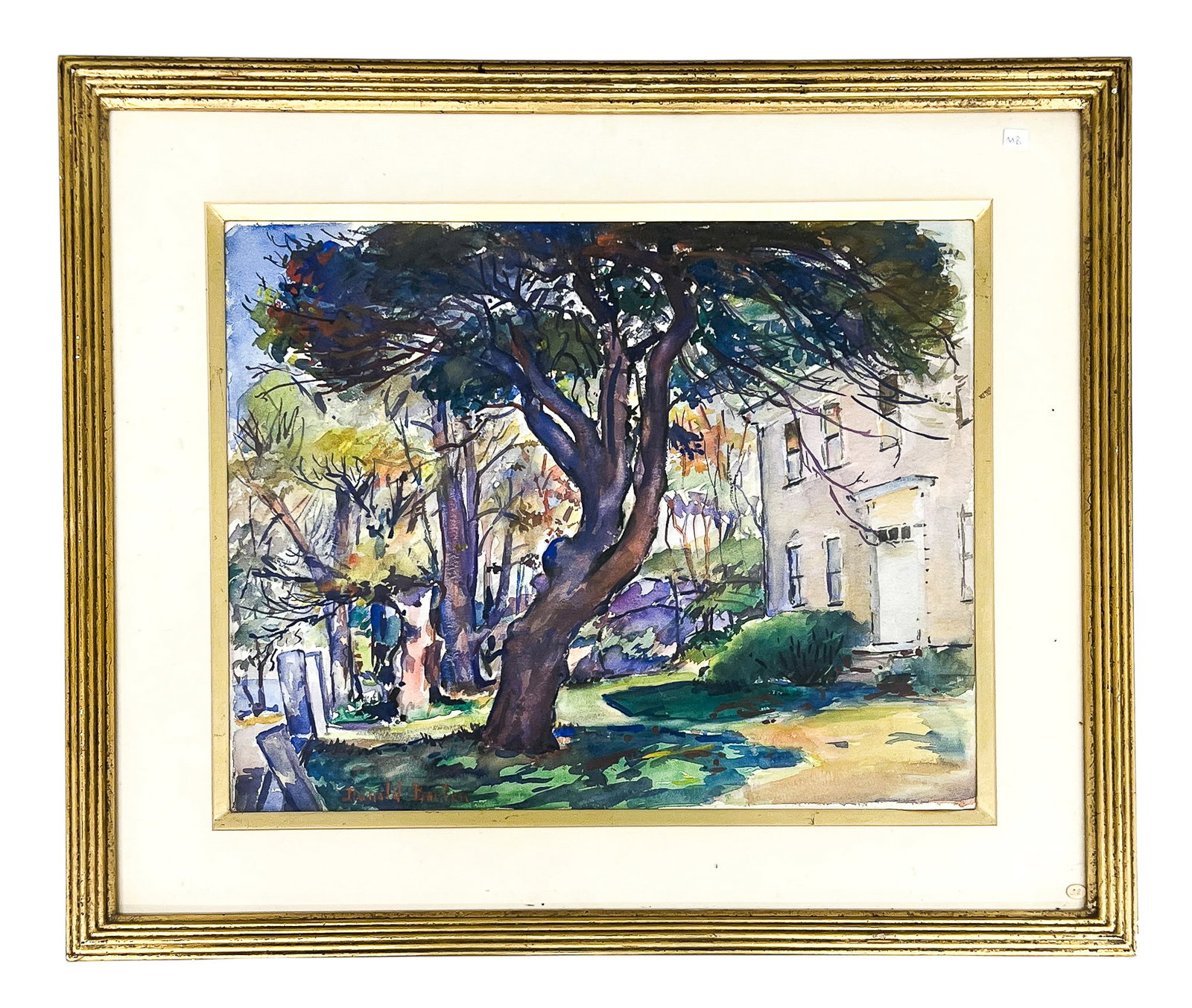 Donald Barton "Provincetown" 1929 Watercolor on Paper - 2