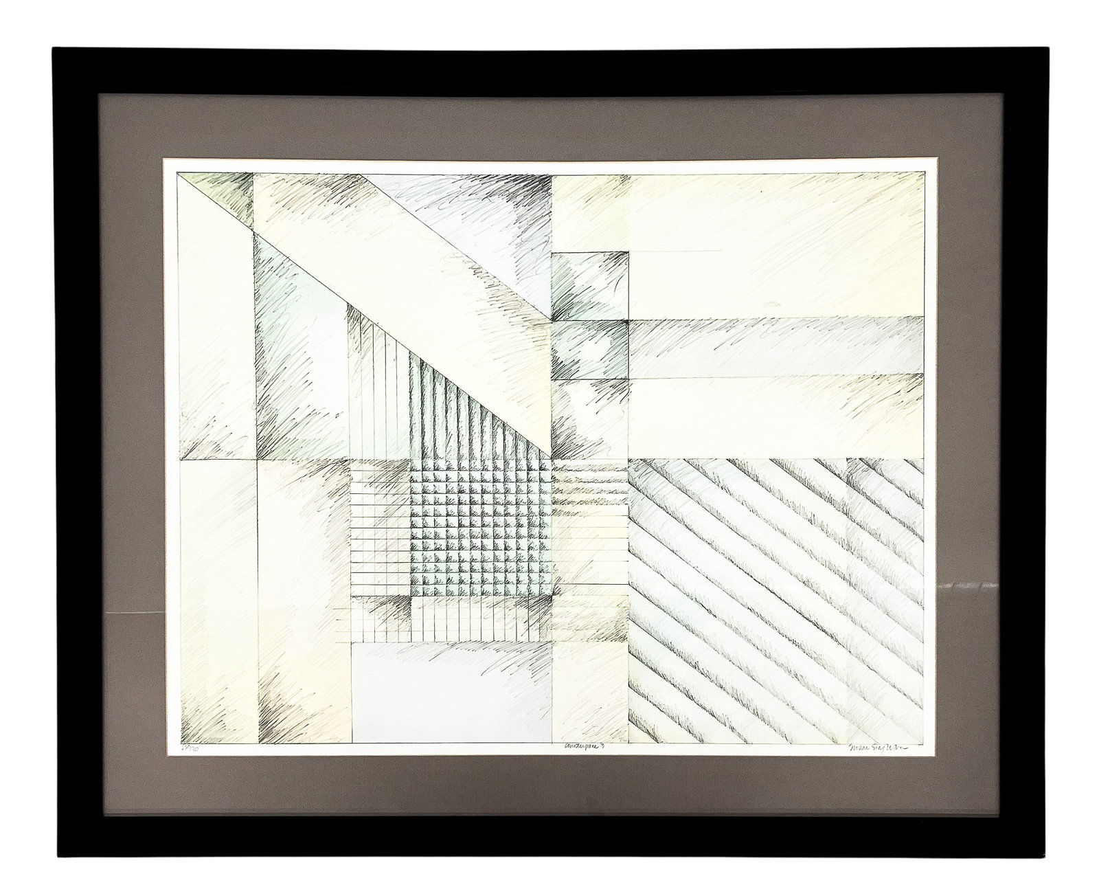 Susan Singleton "Counterpane 3" Lithograph - 2