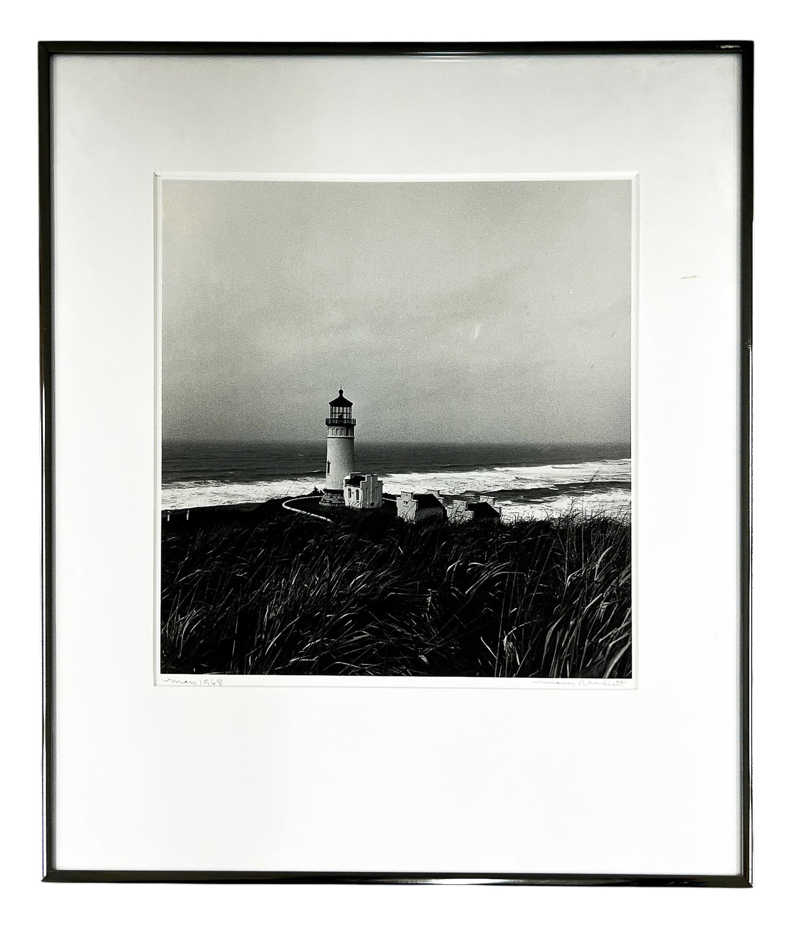 Mary Randlett "North Head Light II, Long Beach" 1968 Gelatin Silver Print - 2