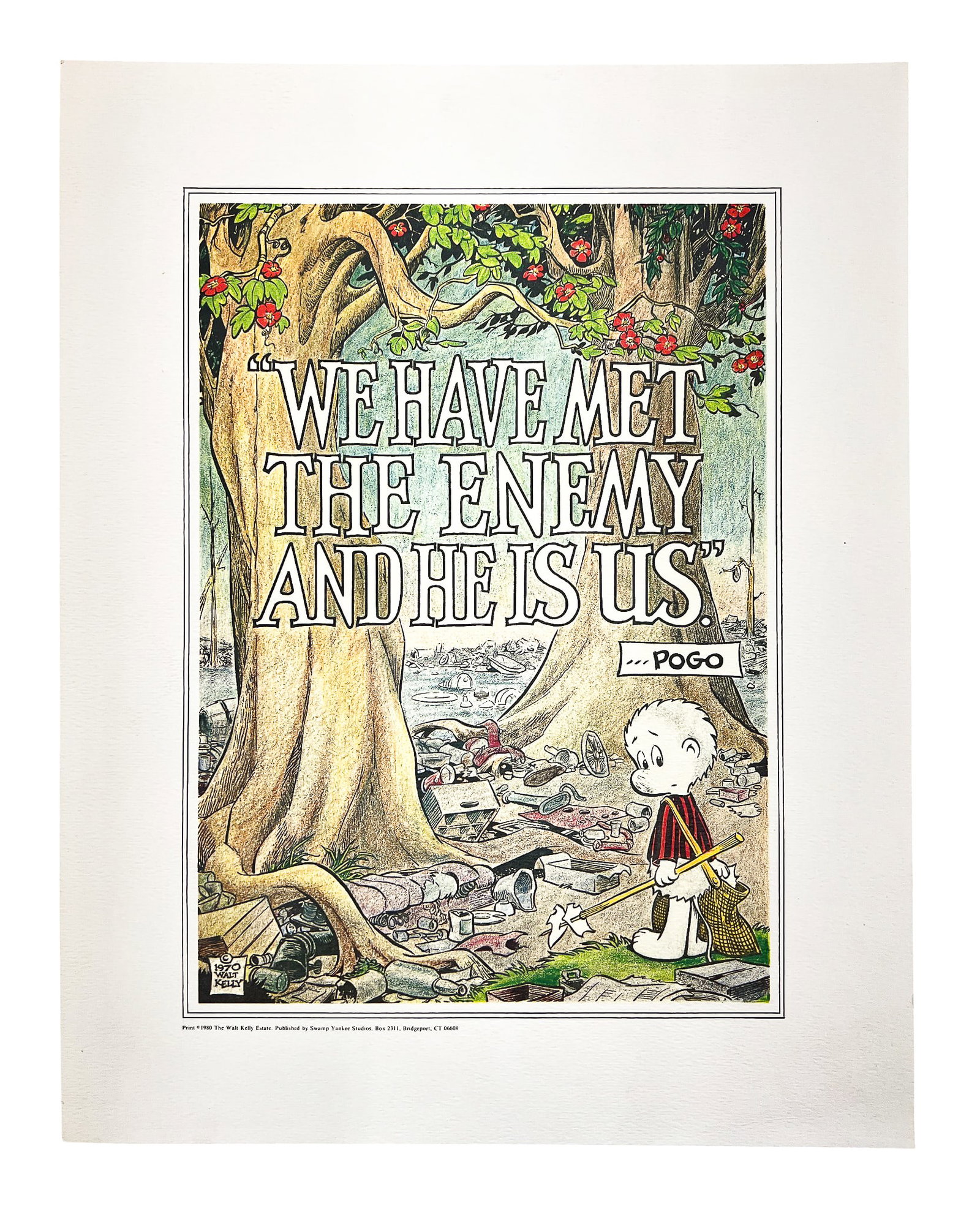 Walt Kelly "We Have Met the Enemy and He is Us" 1980 Lithograph - 2