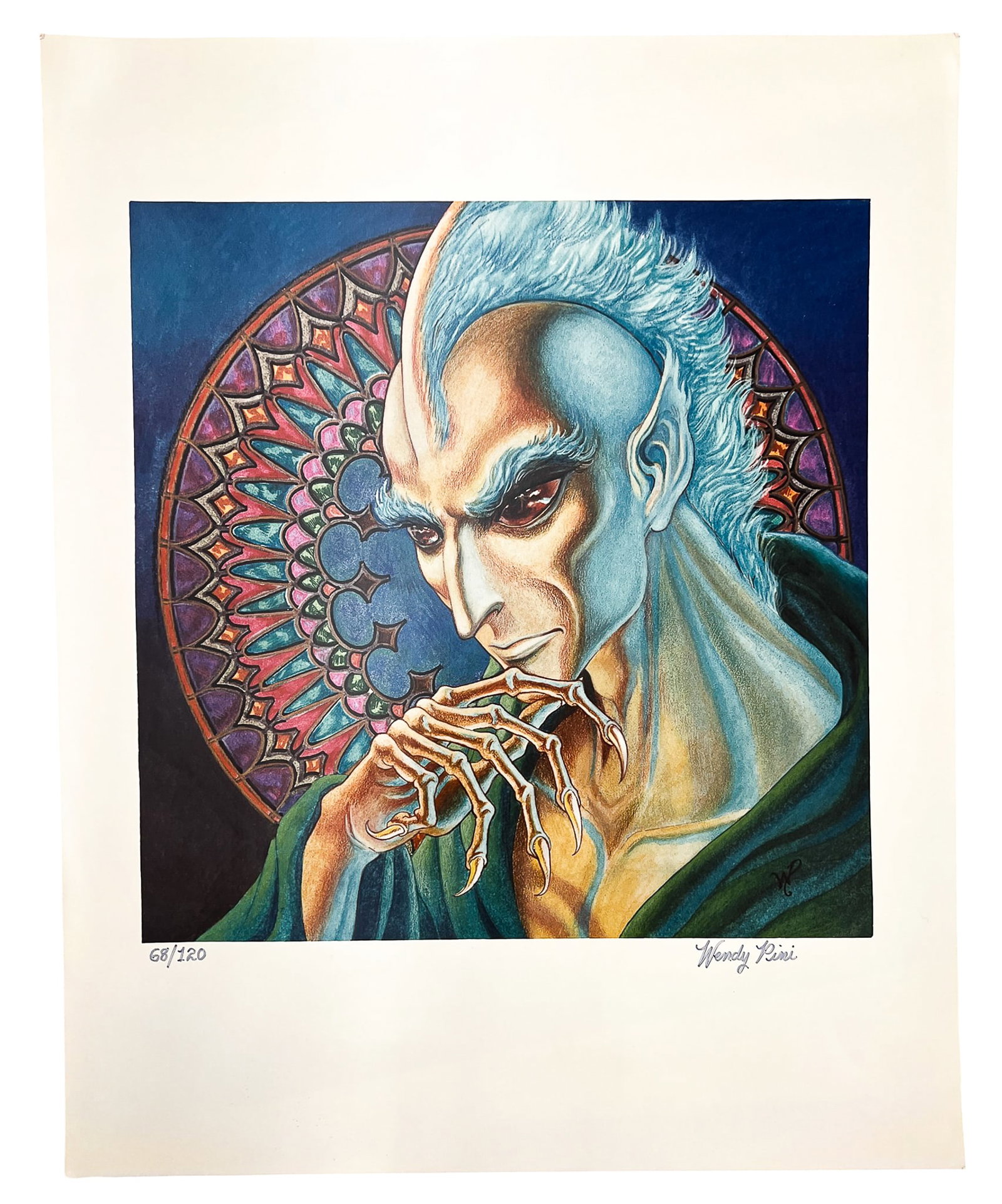 Wendy Pini "Dark Elf" Lithograph - 2