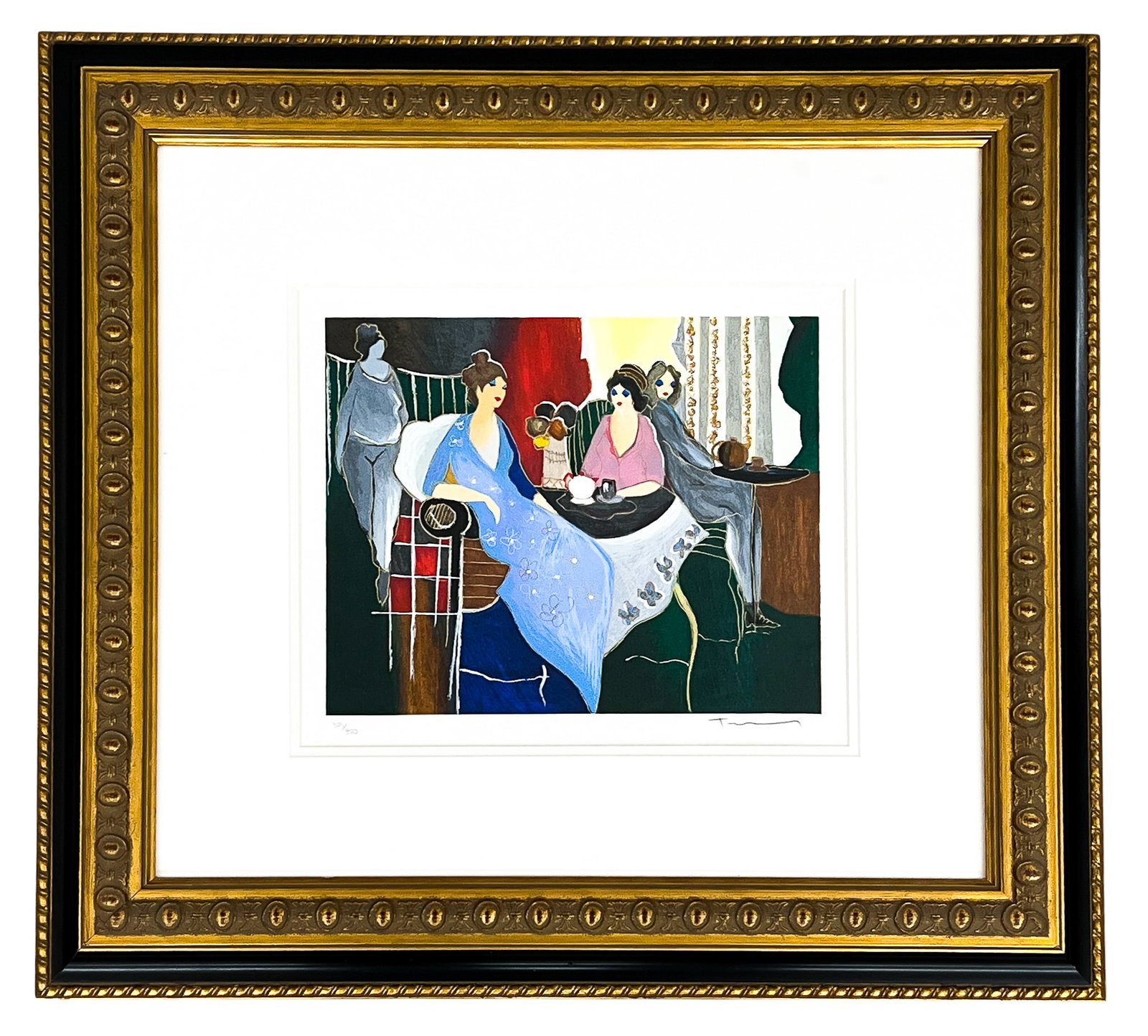 Itzchak Tarkay "Shadows of Light" 2001 Serigraph - 2