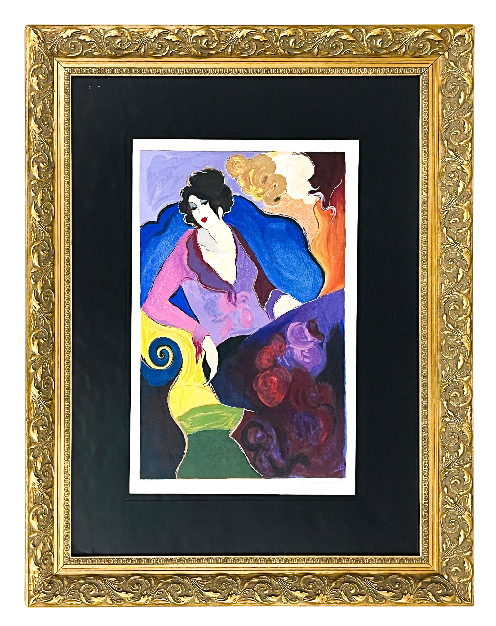 Itzchak Tarkay "Estelle" 1998 Serigraph - 2