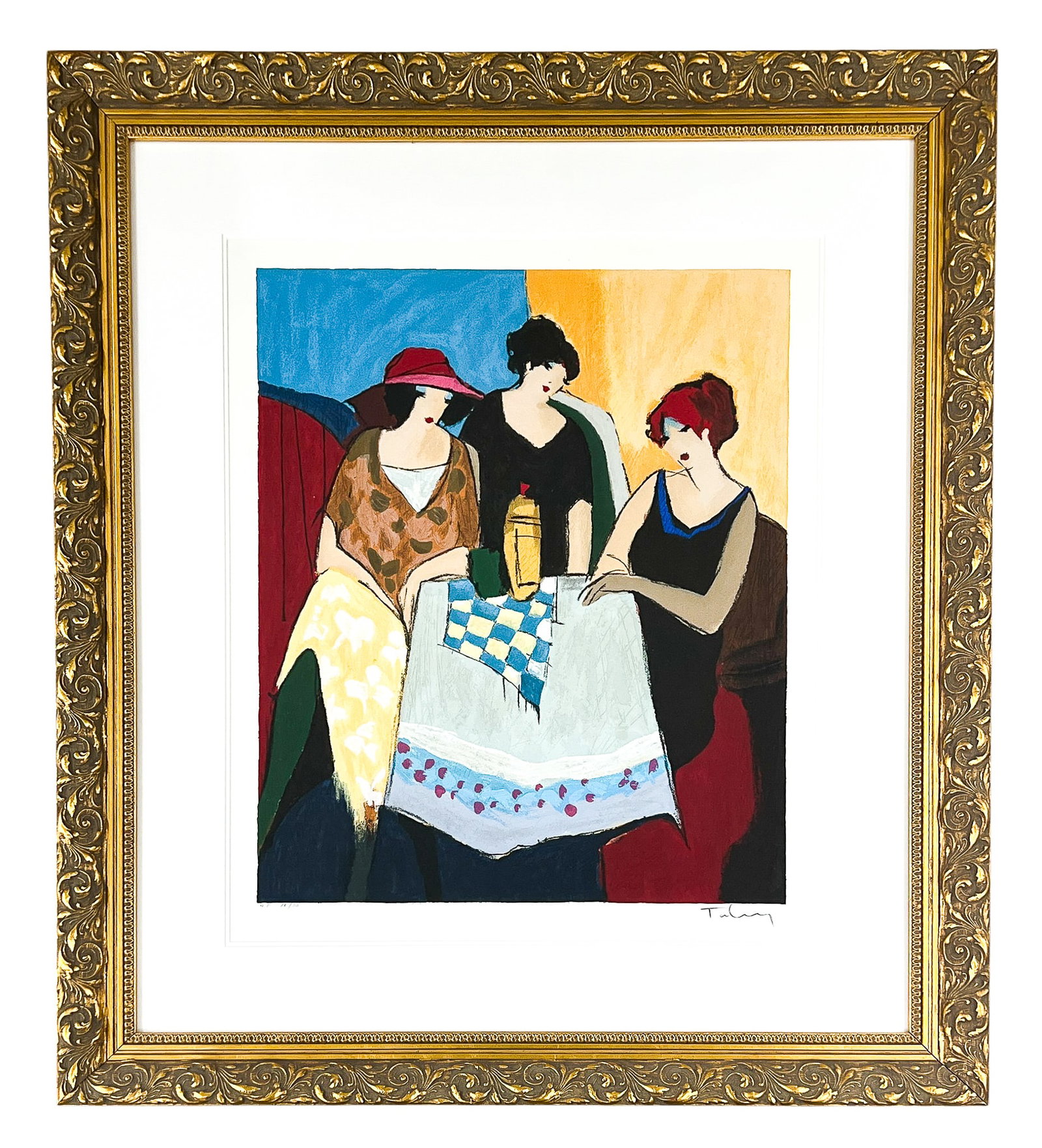 Itzchak Tarkay "Montparnasse II" 1990 Artist's Proof Serigraph - 2