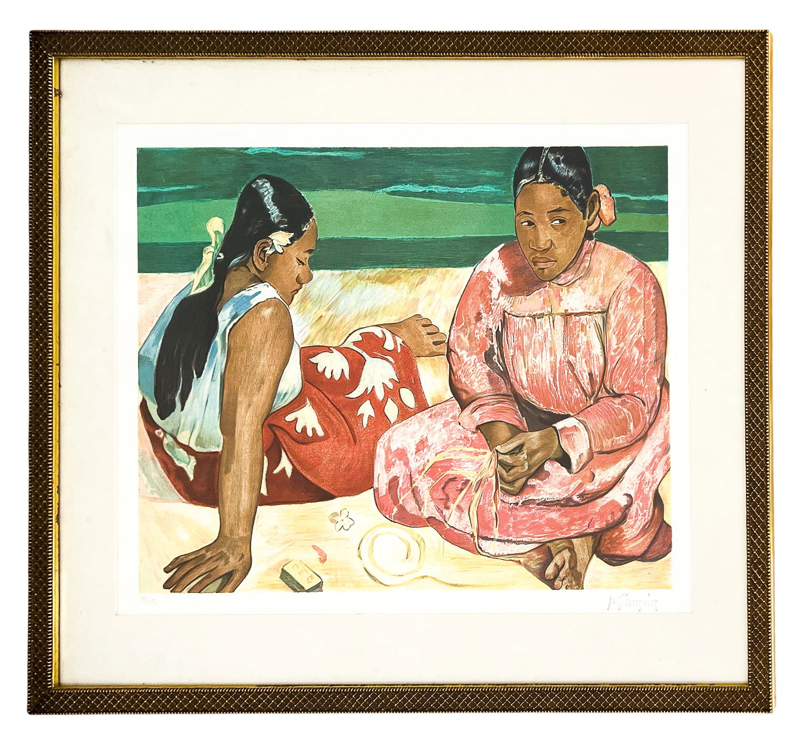 After Paul Gauguin "Tahitian Women on the Beach" Lithograph - 2