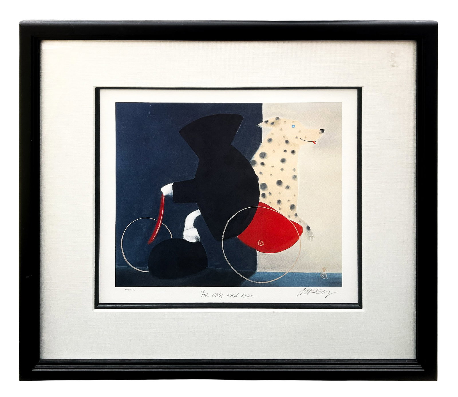 Mackenzie Thorpe "You Only Need Love" Lithograph - 2