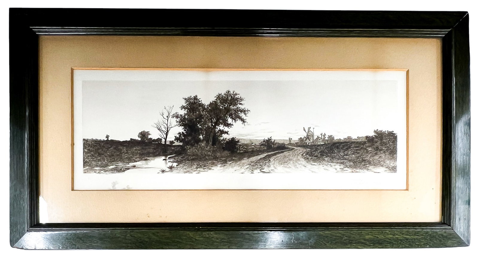 Ernest G. Rost "Lone Road" Etching - 2