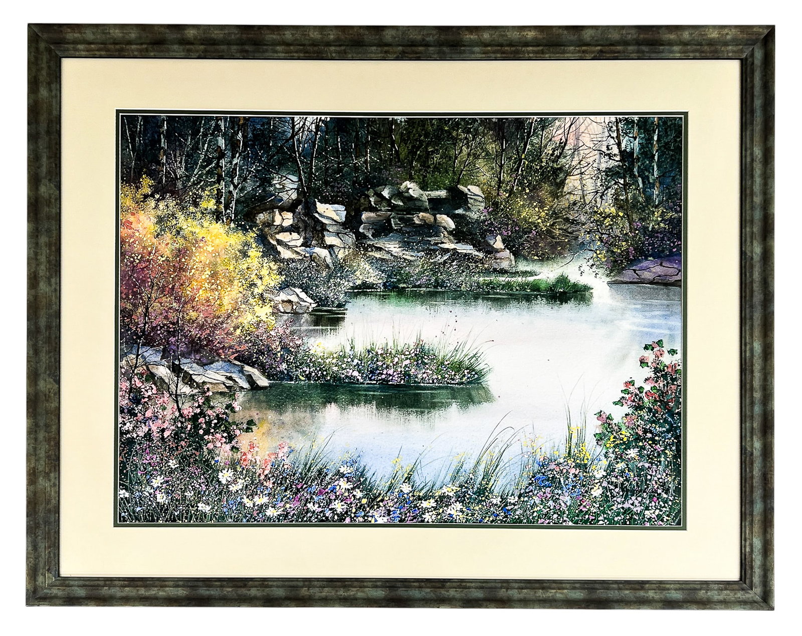 Diane Anderson "Fantastic Bloom" 1990 Watercolor on Paper - 2