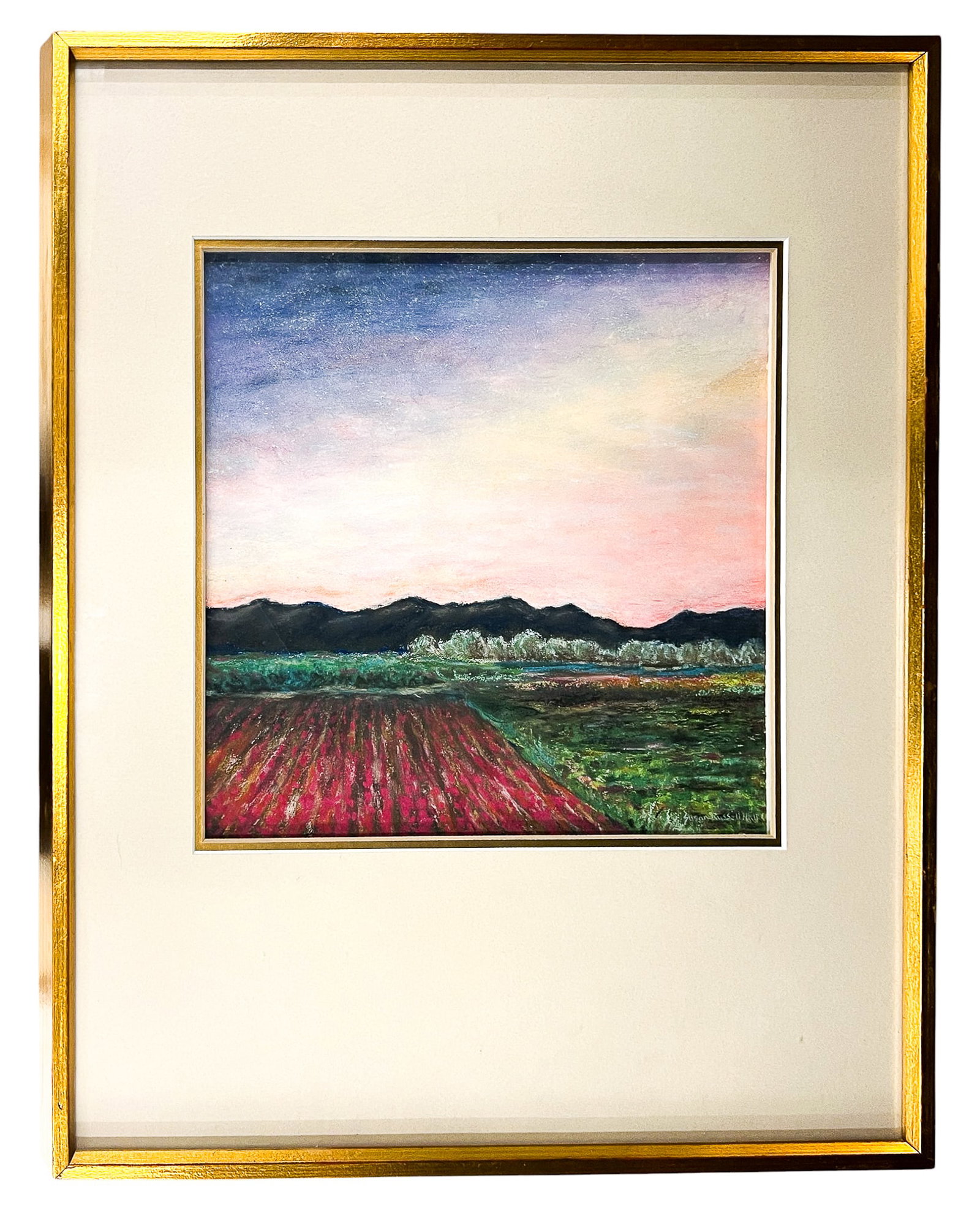 Susan Russell Hall "Skagit Valley" Pastel on Paper - 2
