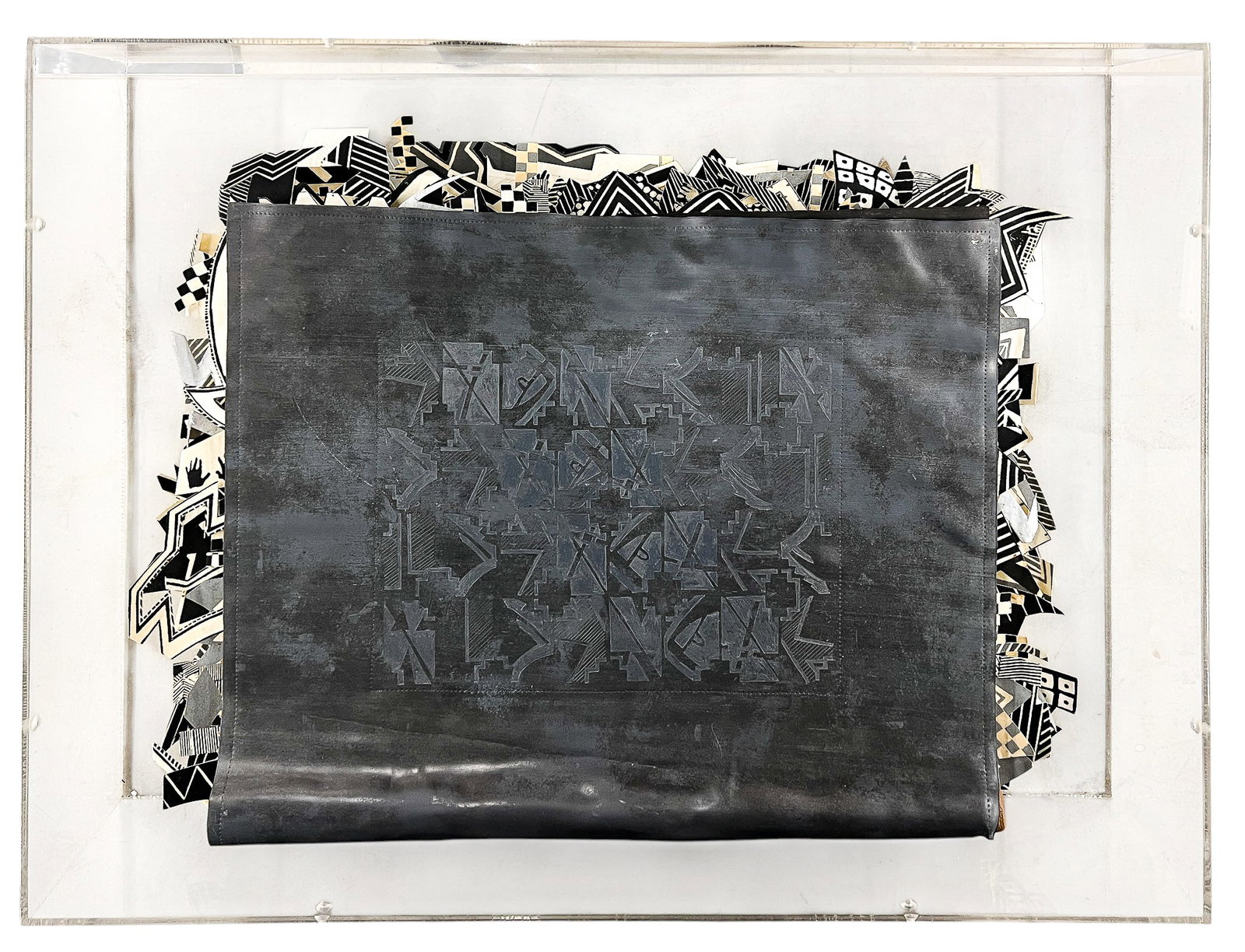 Barbara Inglis McAusland "Collage Book" 1986 Lead and Paper Sculpture (1 of 2)