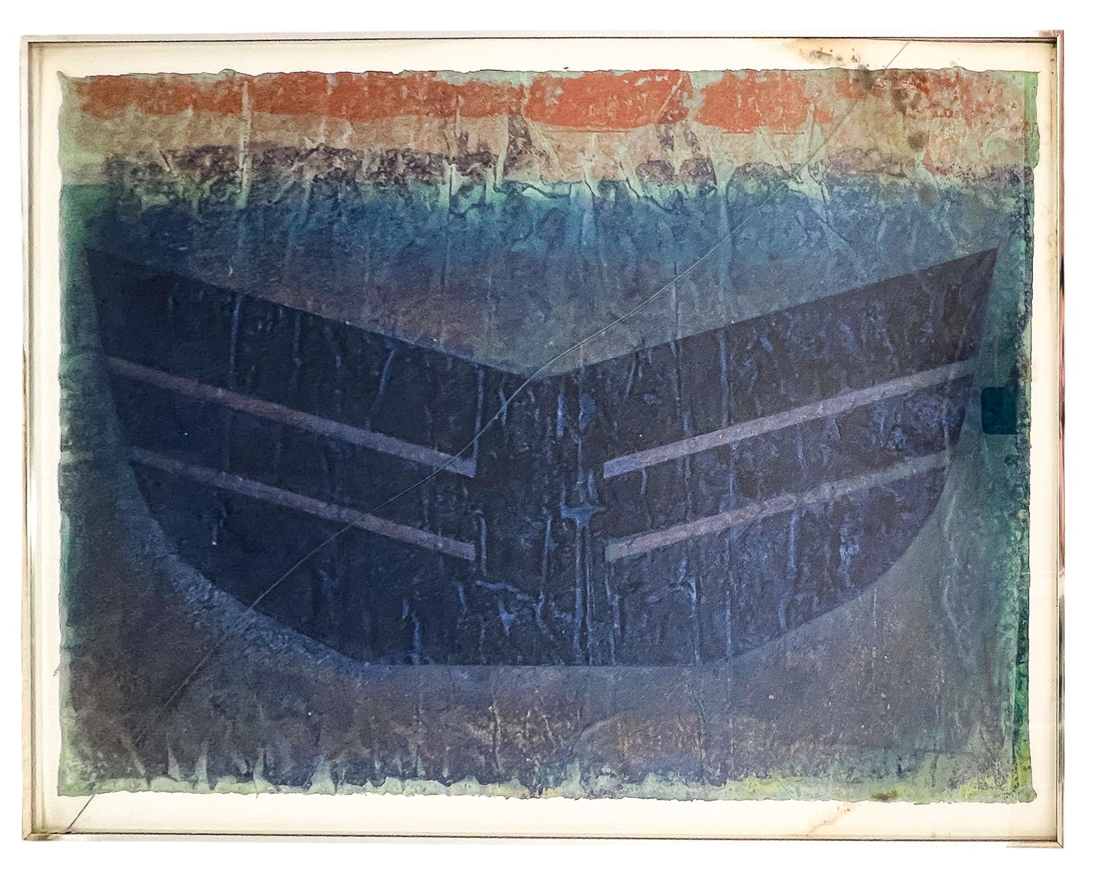 Anne Griffin Johnson "Ladder 1985" 1985 Acrylic on Paper - 2
