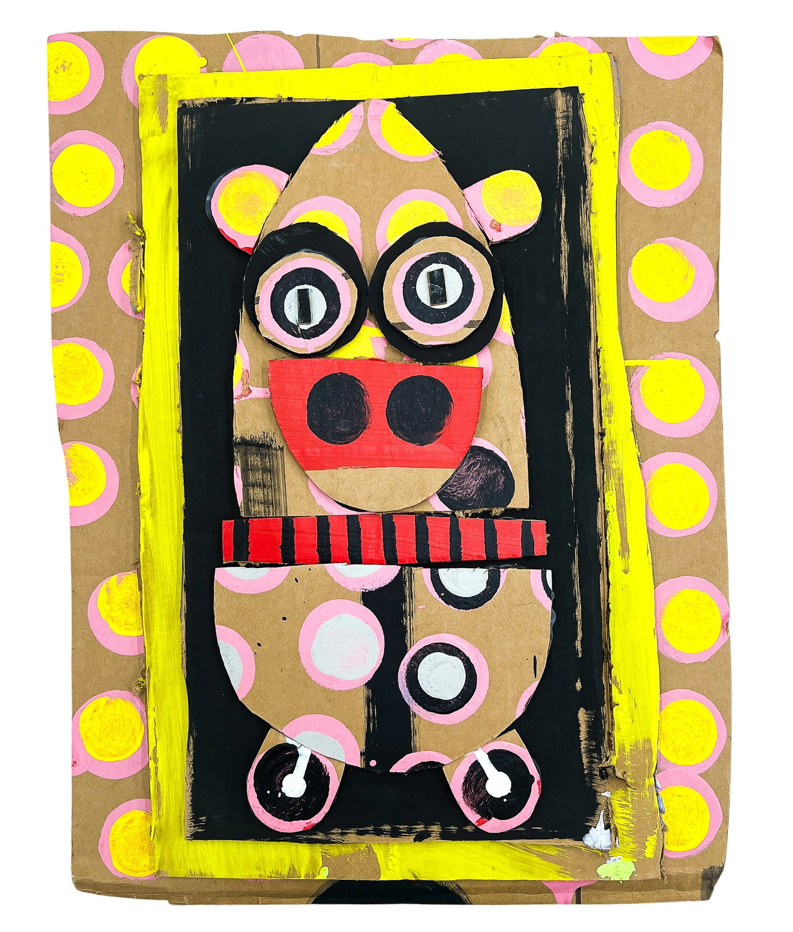 Laura Castellanos "Fast Company 12" 2018 Latex on Cardboard - 2