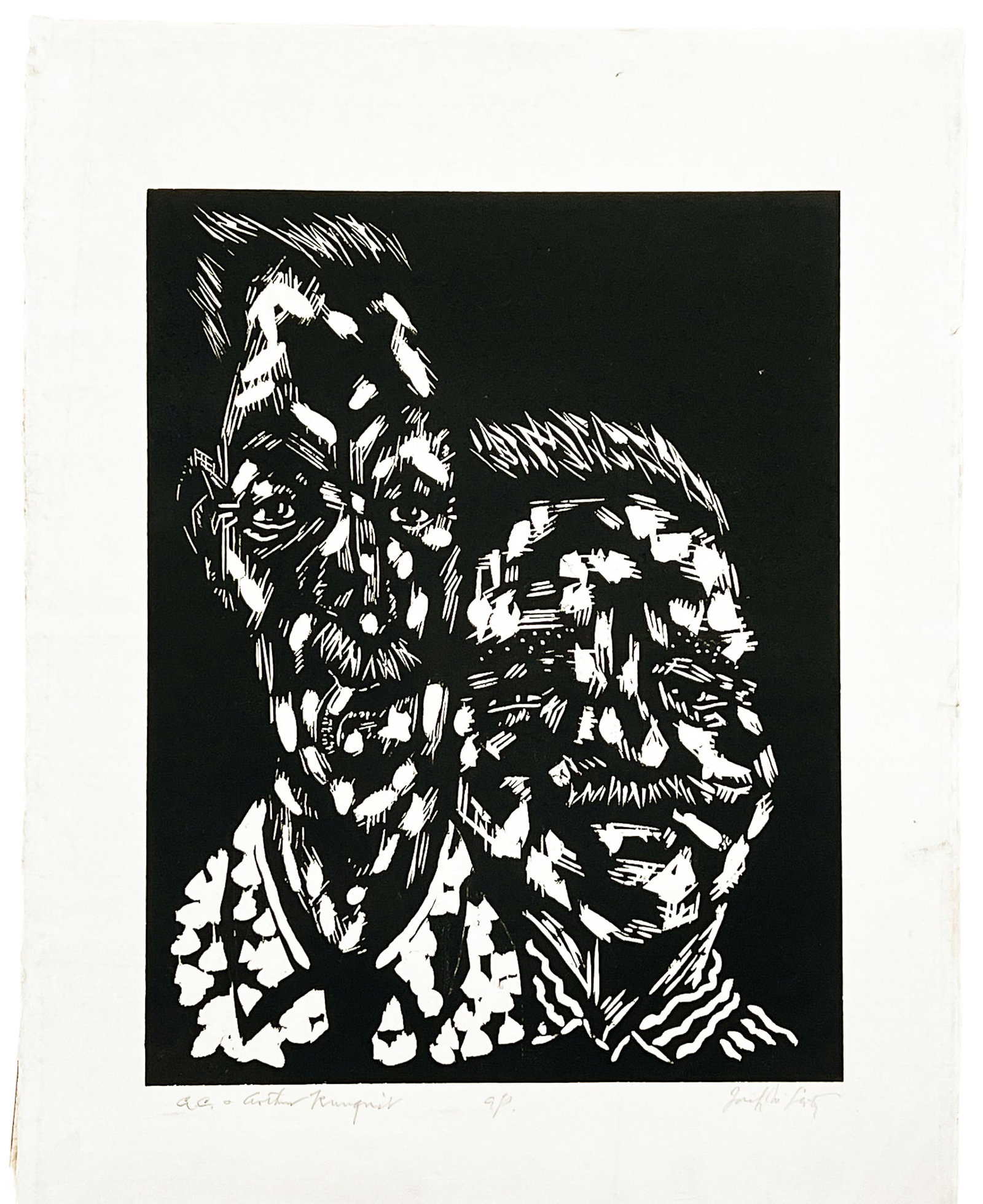 Jack McLarty "Albert and Arthur Runquist" Artist's Proof Lithograph - 2