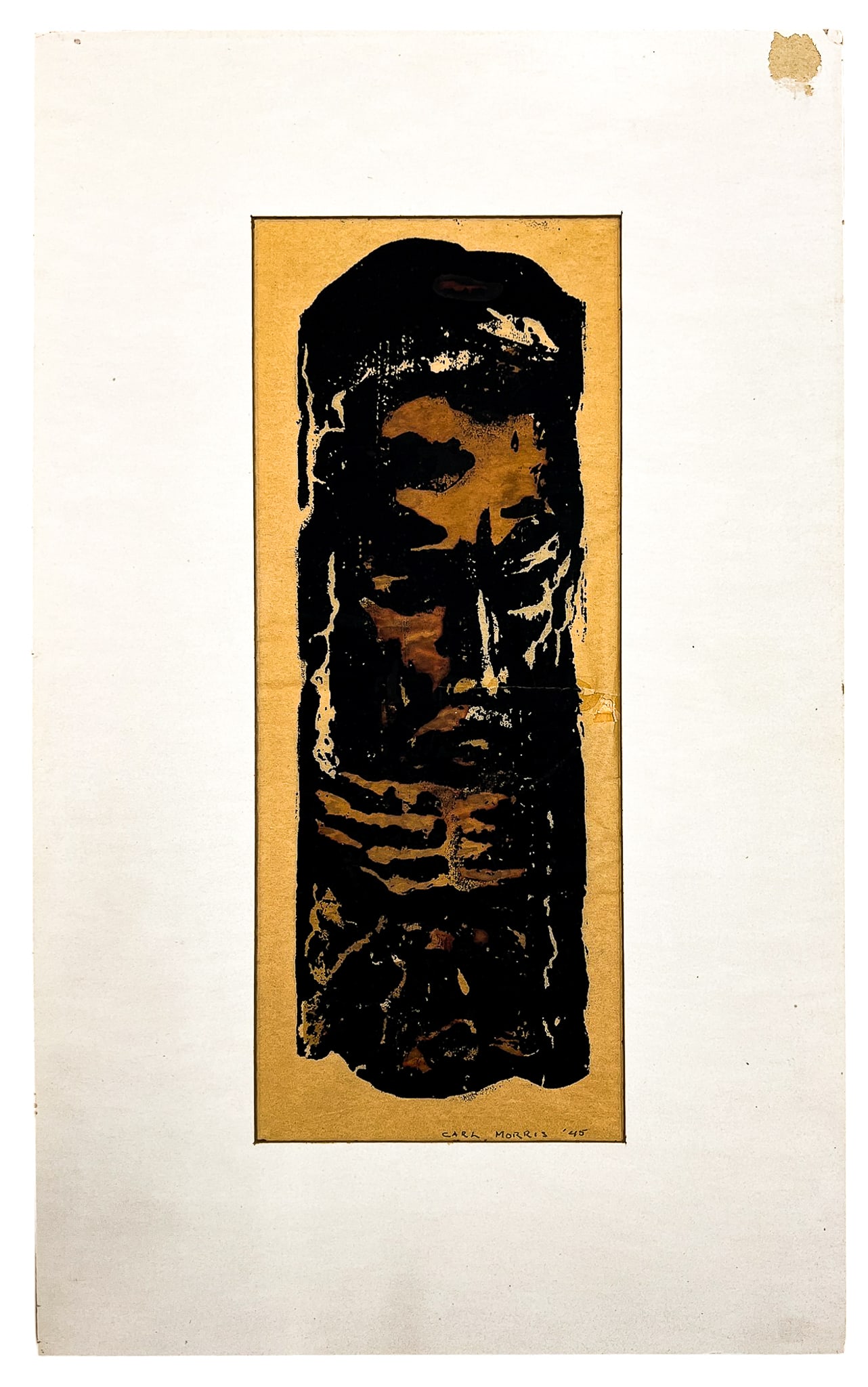 Carl Morris "Figure" 1945 Etching on Paper - 2