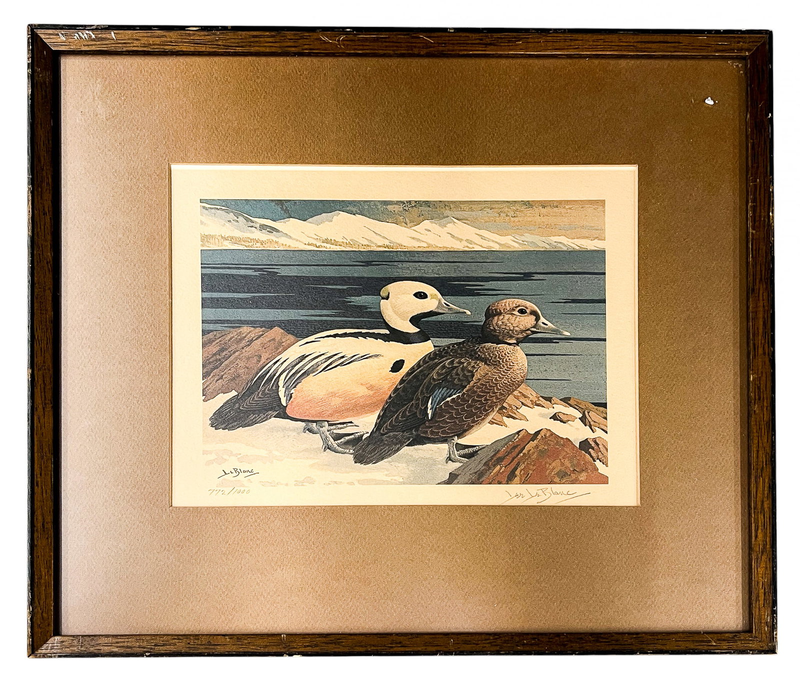 Lee LeBlanc "Federal Duck Stamp" 1973 Lithograph - 2