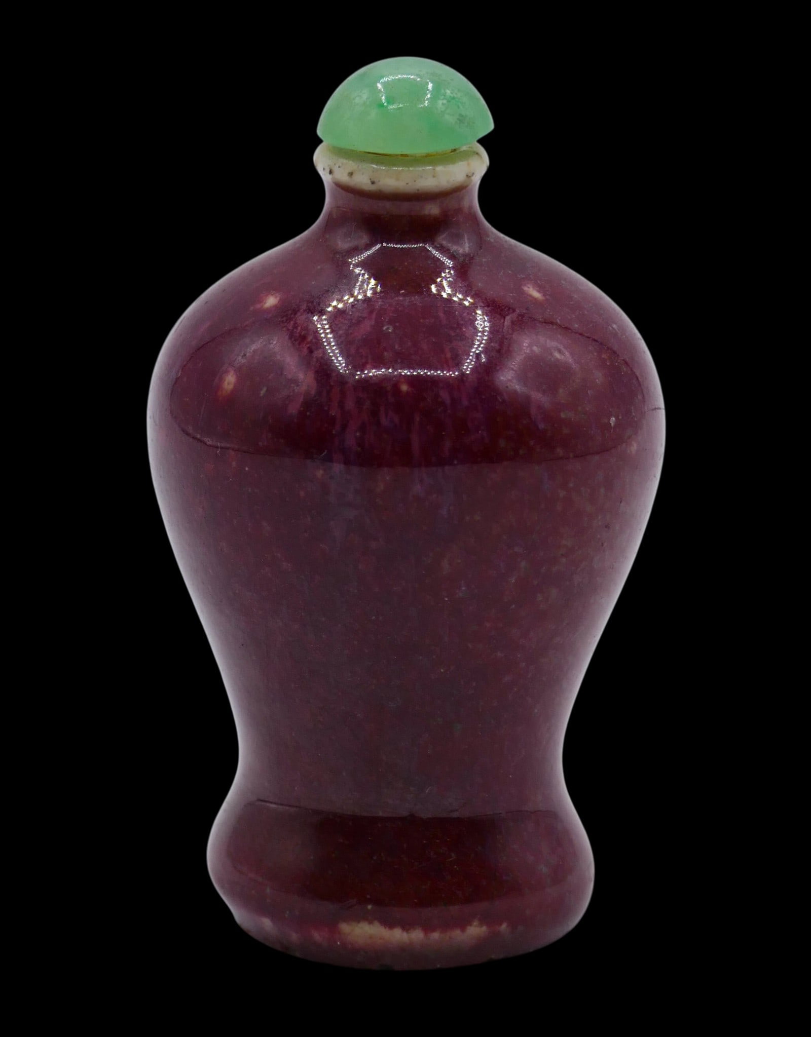 Old Chinese Sang de Boeuf Porcelain Snuff Bottle (1 of 4)