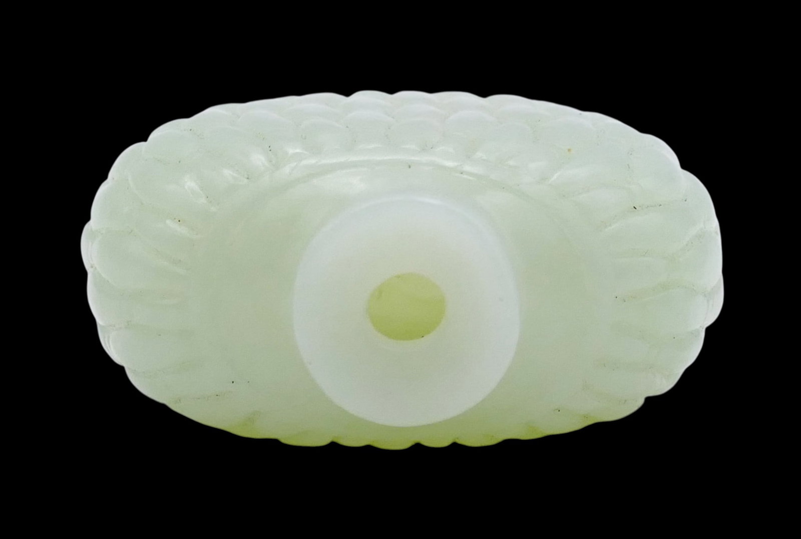 Chinese Jade Basket Weave Snuff Bottle - 4