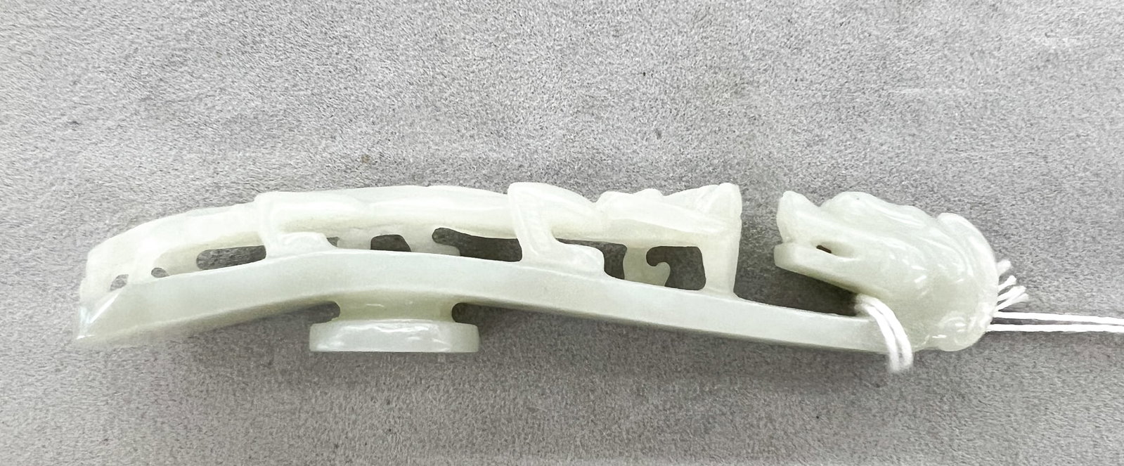 Chinese Jade Dragon Belt Hook - 11