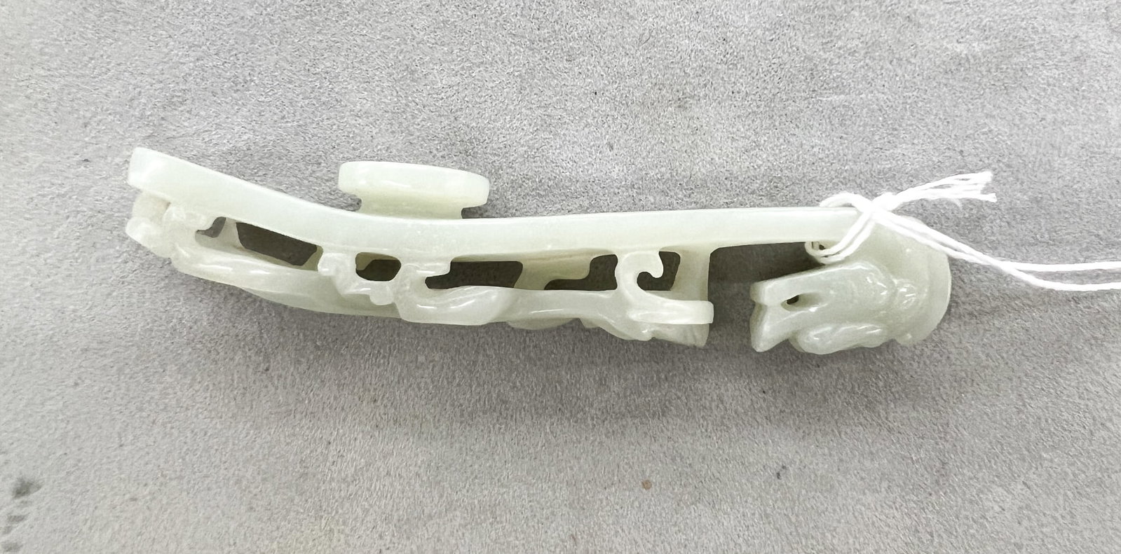 Chinese Jade Dragon Belt Hook - 13