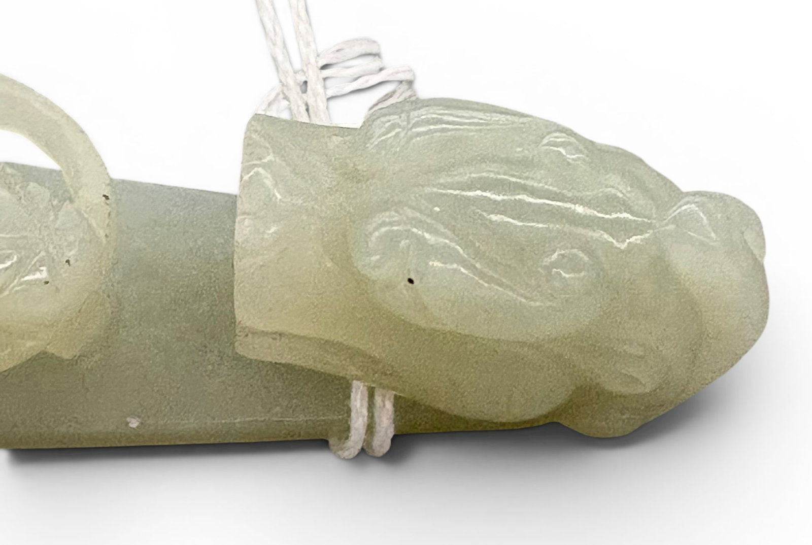 Chinese Jade Dragon Belt Hook - 5