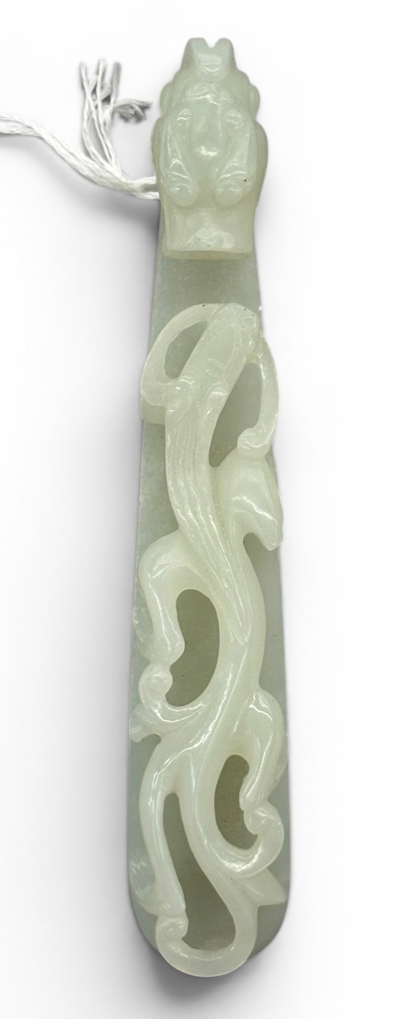 Chinese Jade Dragon Belt Hook - 8