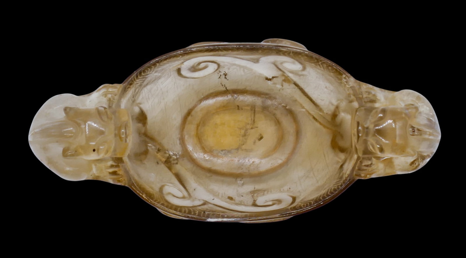 Old Chinese Rock Crystal Libation Cup - 3