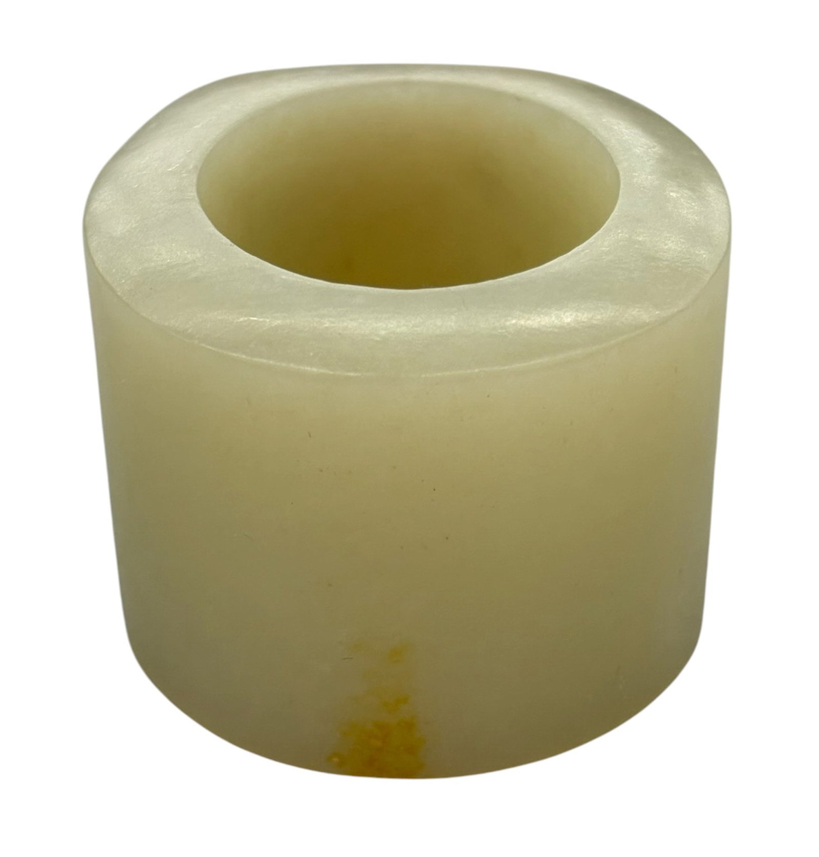 3pc Old Chinese Jade Archer's Thumb Ring and Arrow Tubes - 4