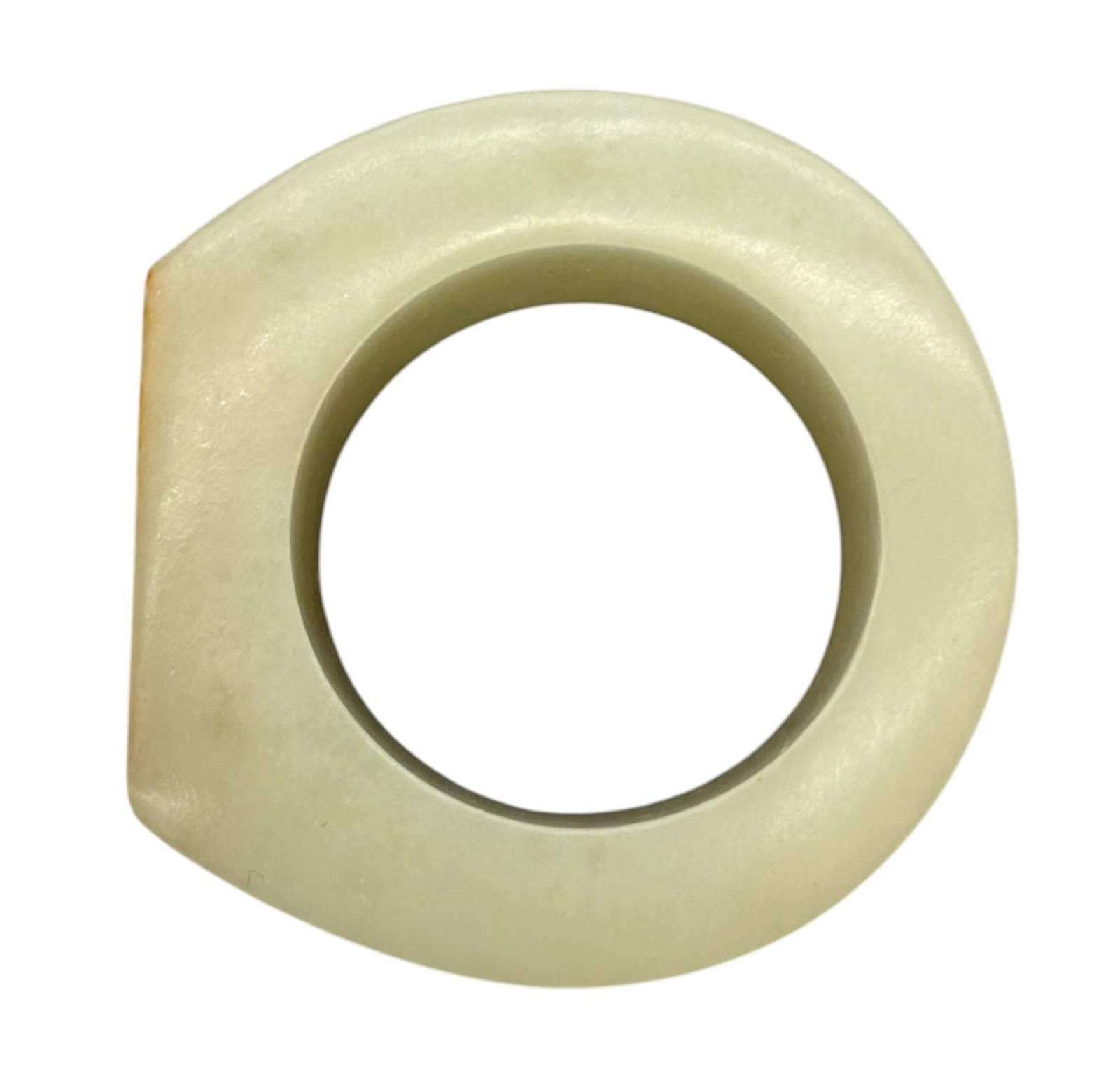 3pc Old Chinese Jade Archer's Thumb Ring and Arrow Tubes - 7