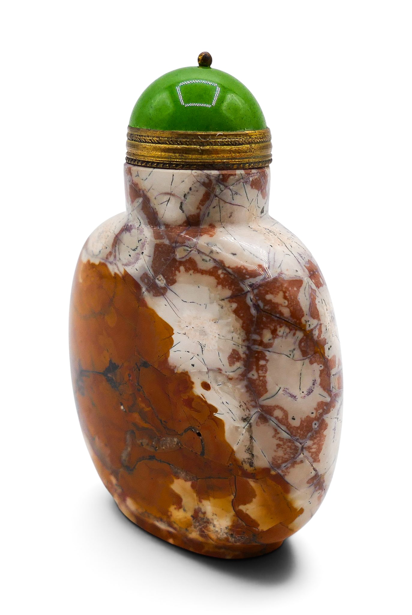 Fine Chinese Jasper Snuff Bottle - 2