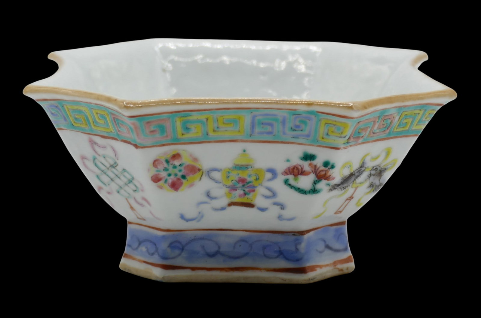 Chinese Tongzhi Buddhist Objects Porcelain Bowl - 3