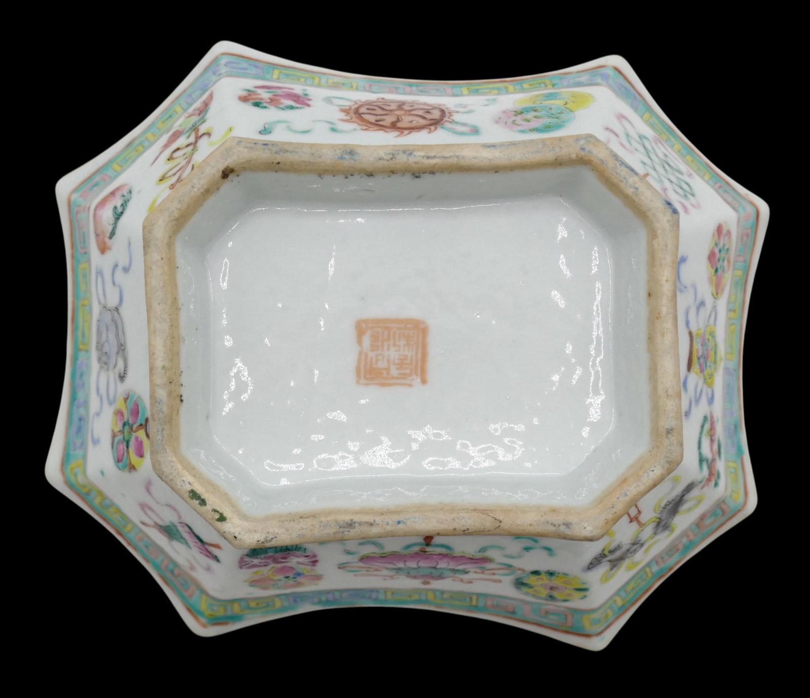 Chinese Tongzhi Buddhist Objects Porcelain Bowl - 6
