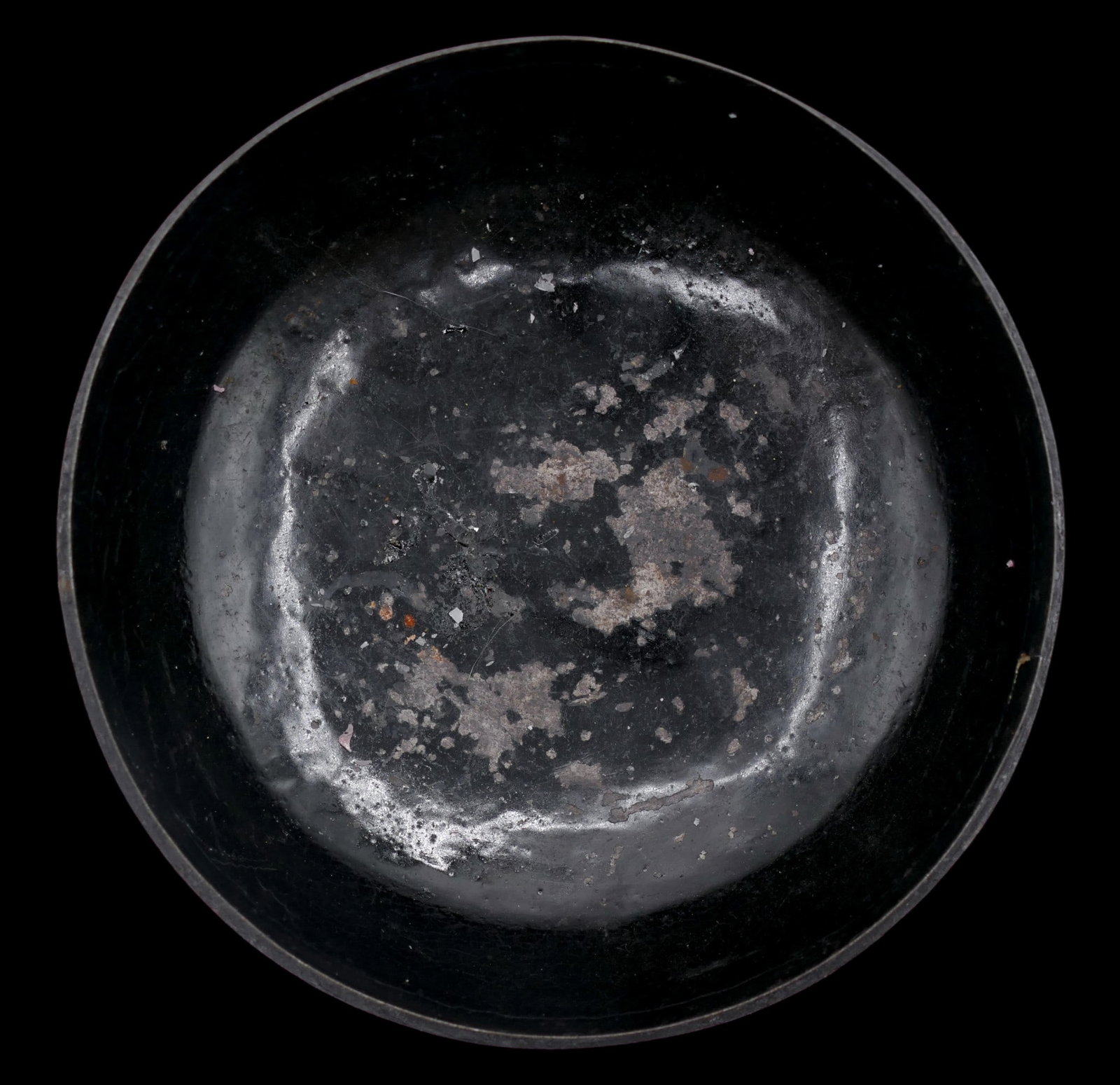 Antique Chinese Cinnabar Round Table Box - 4