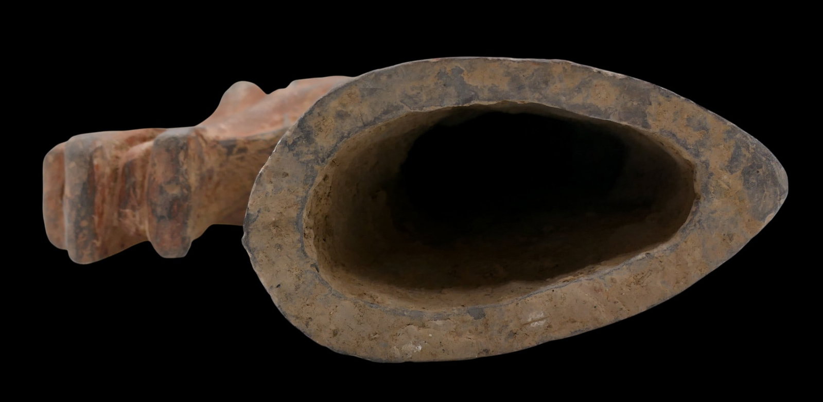 Chinese Han Dynasty Greyware Horse Head - 3