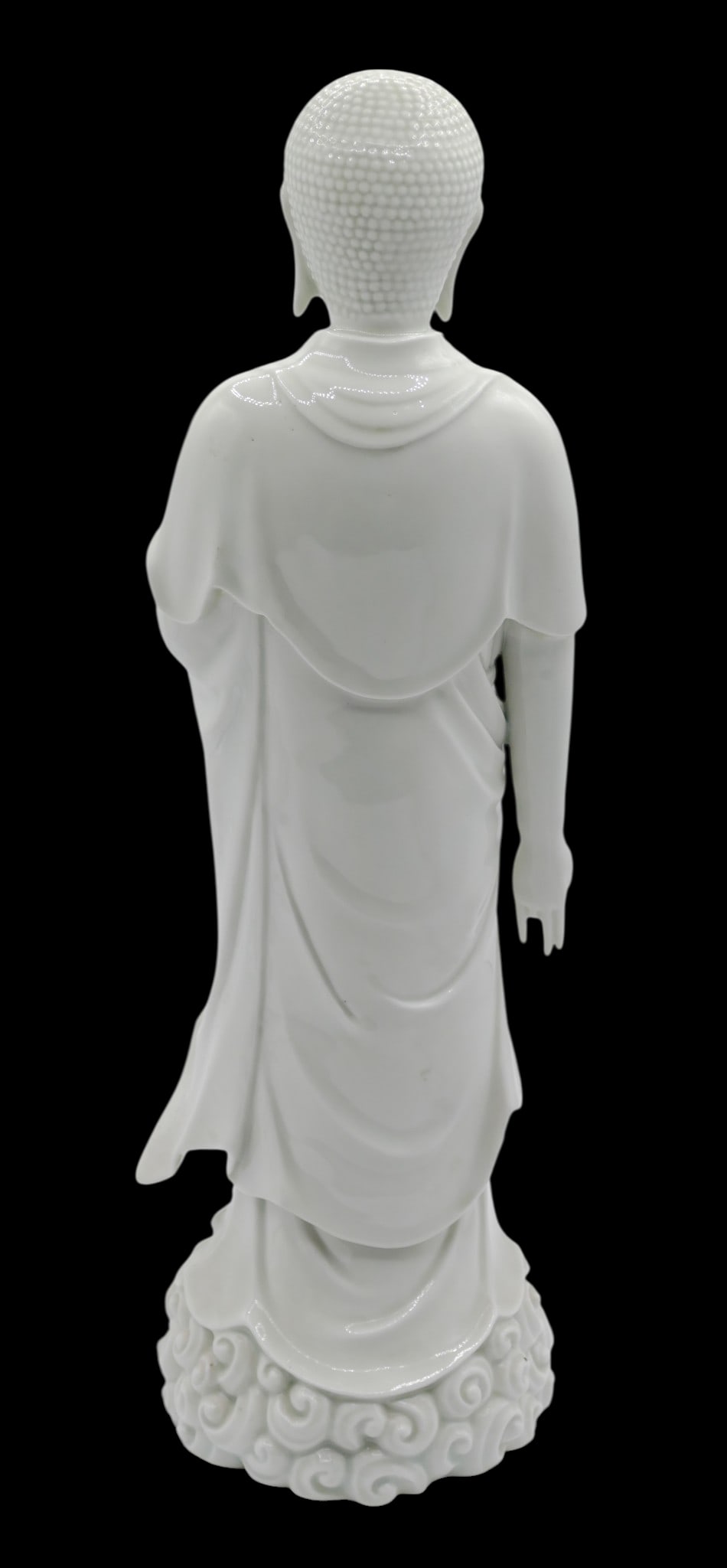 Old Chinese Dehua Blanc de Chine Porcelain Standing Buddha - 2