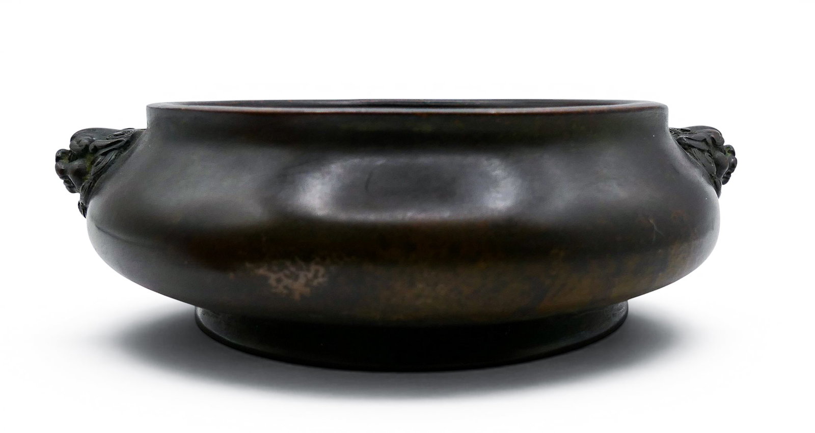 Old Chinese Bronze Handled Censer - 3
